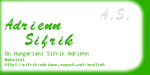 adrienn sifrik business card